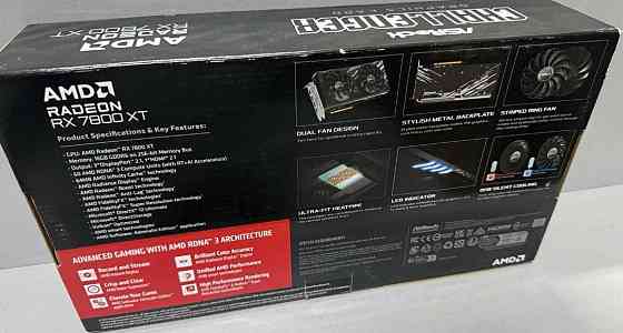 Відеокарта ASRock Radeon RX 7800 XT Challenger 16GB OC Нова! Харків