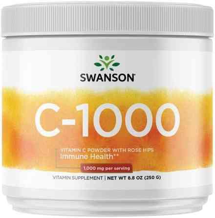 Vitamin C Powder, with Rose Hips 250 g Луцьк