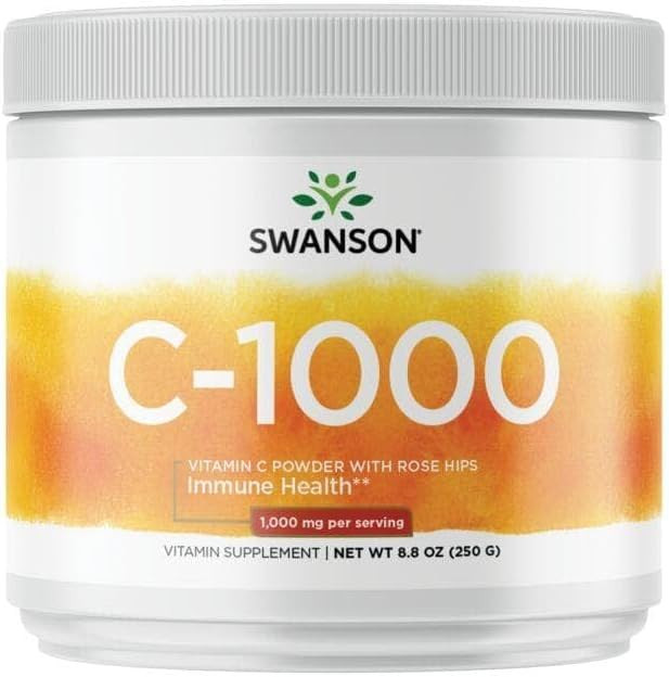 Vitamin C Powder, with Rose Hips 250 g Луцьк - фото 1
