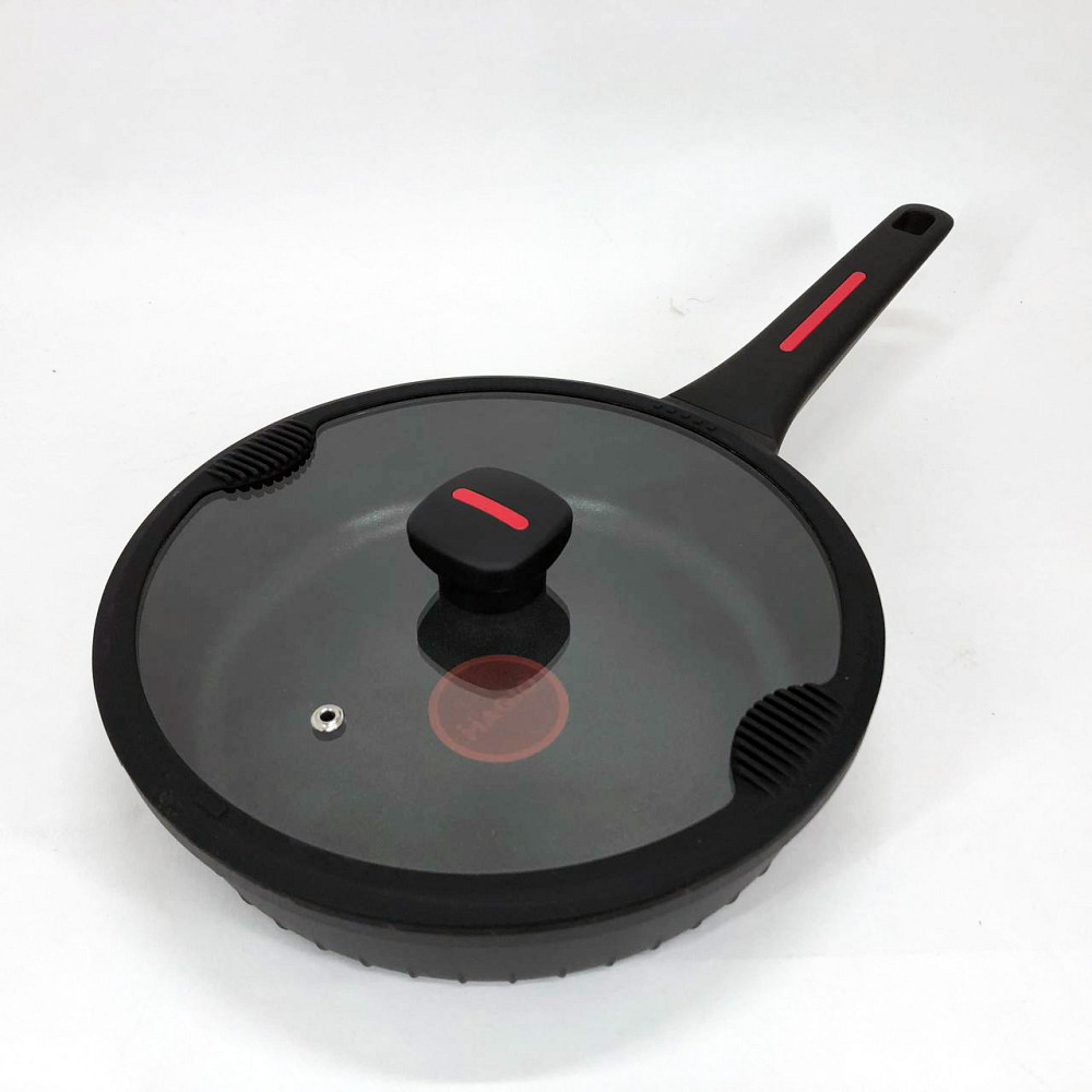 Сковорода гриль удобная Magio MG-1170 24см, Качественная сковорода для дома, Сковородки без масла NG-54 Львов - изображение 16