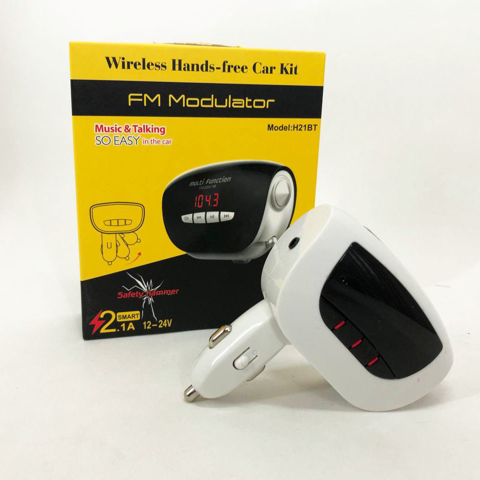 Автомобильный модулятор fm с usb MOD. H21 BT, Блютуз трансмиттер для авто, Блютуз фм трансмиттер NZ-51 Львов - изображение 15
