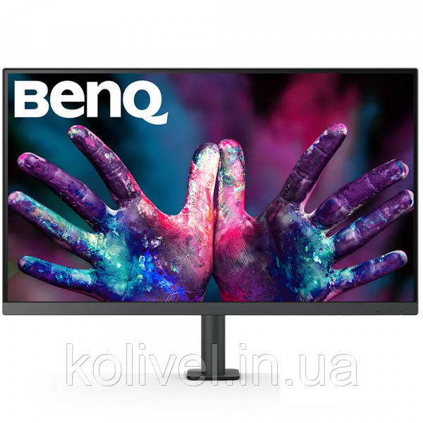 TFT 31.5" BenQ PD3205UA, IPS, 4K UHD, 99% sRGB, HDMI, DP, USB-С, USB-hub, HAS, колонки, темно- сірий Київ - фото 1