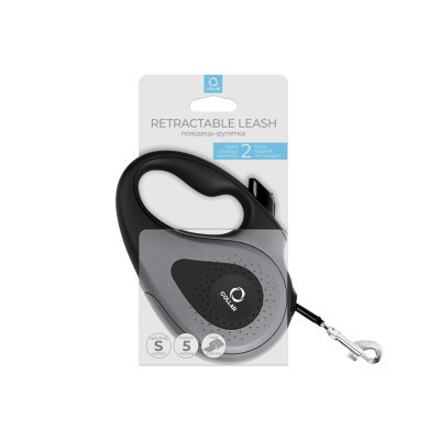 Поводок для собак Collar лента S до 15 кг 5 м черный (81241) Винница - изображение 3