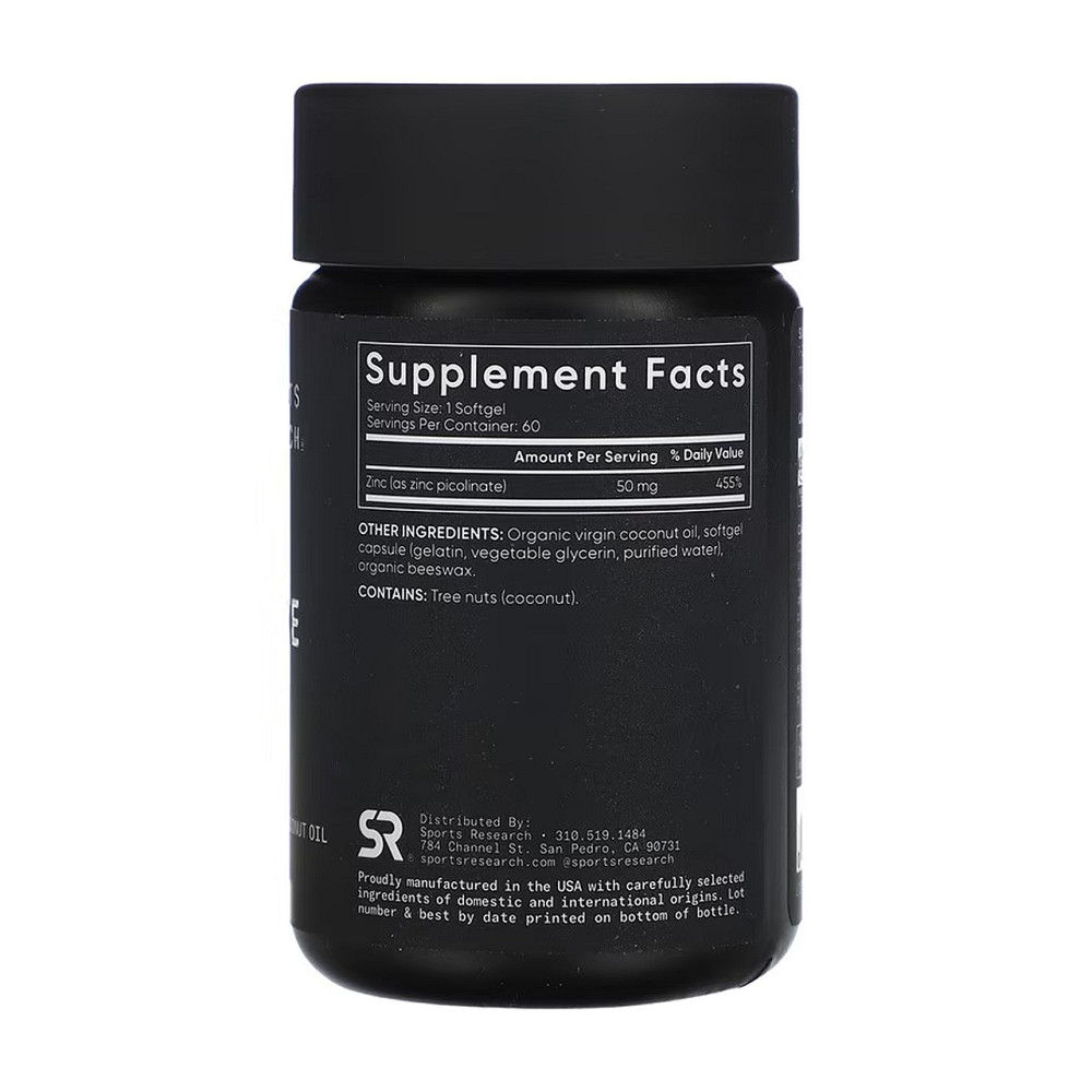 Zinc Picolinate 50mg - 60 softgels Київ - фото 2