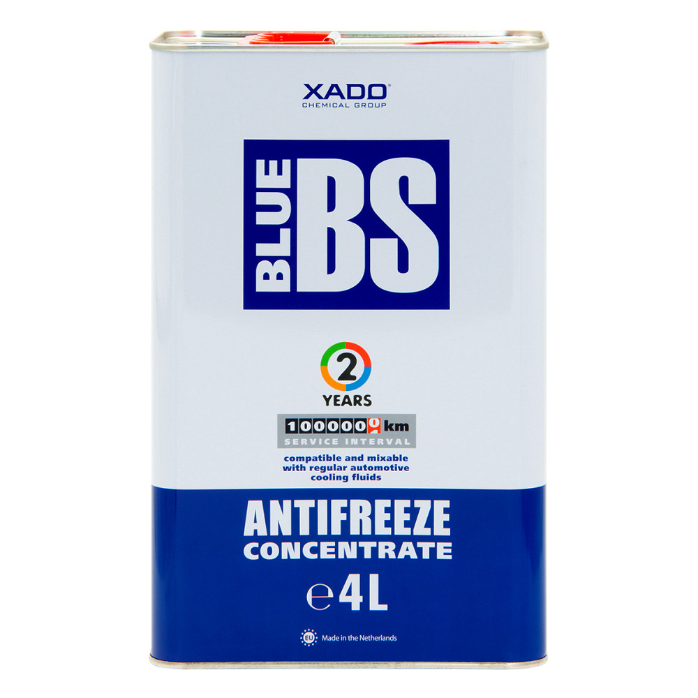 Антифриз Xado Antifreeze Blue BS G11 синий концентрат 4л Львов - изображение 1