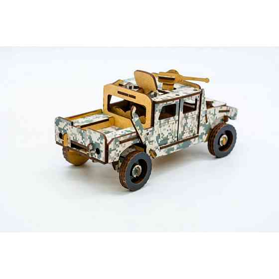 Дерев'яний 3D конструктор Хамер 65-00743, 65 деталей Вінниця