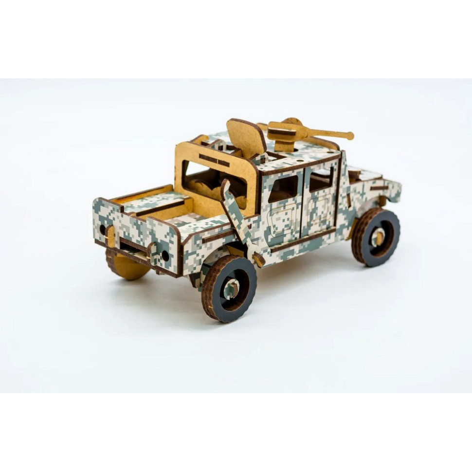 Дерев'яний 3D конструктор Хамер 65-00743, 65 деталей Вінниця - фото 5