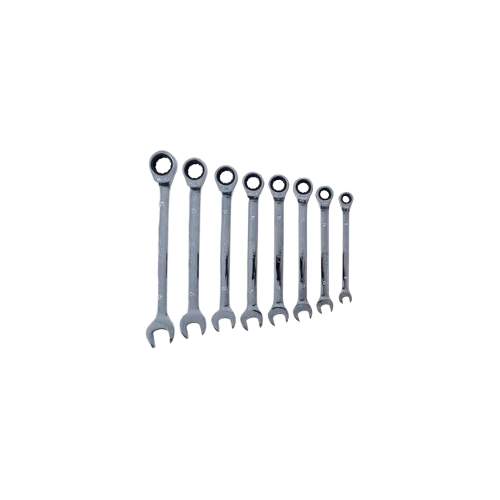 Набір ключів комбінованих з тріскачкою (8,10,12,13,14,15,17,19мм) CrV 8шт + чохол СИЛА Житомир - фото 3