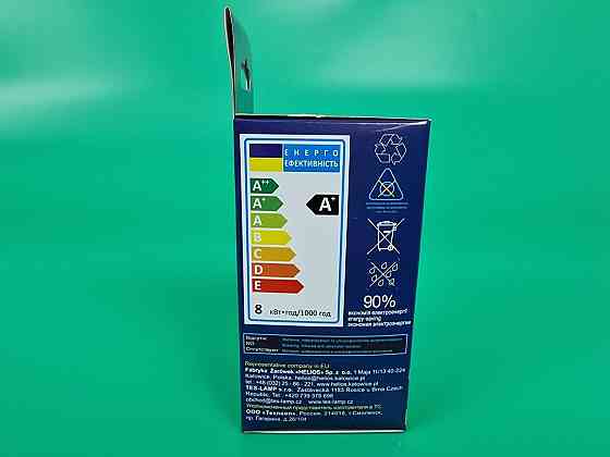 Лампа Світлодіодна LED A60 8W 4000К Е27 "Iskra" (1 шт.) Харків