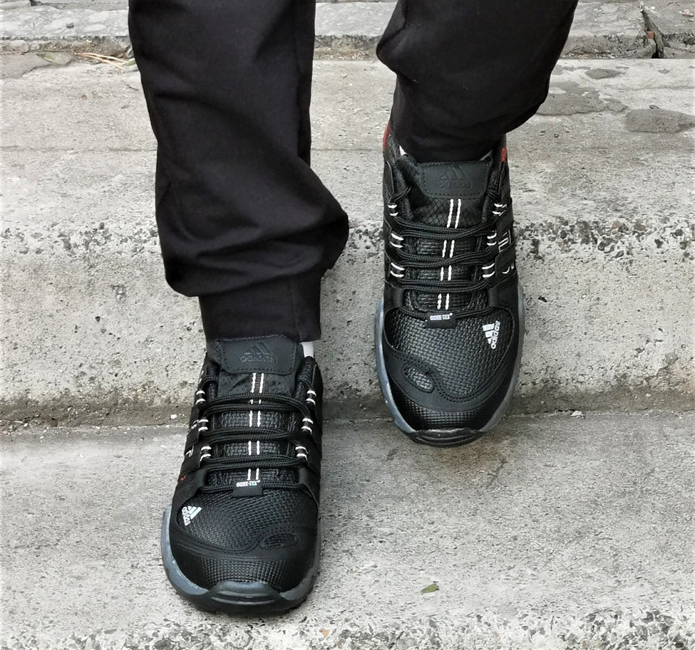 Термо Кросівки Adidas Terrex Чоловічі Чорні Адідас Терекс Єврозима Gore-Tex (розміри: 41,42,43,44) Дніпро - фото 3