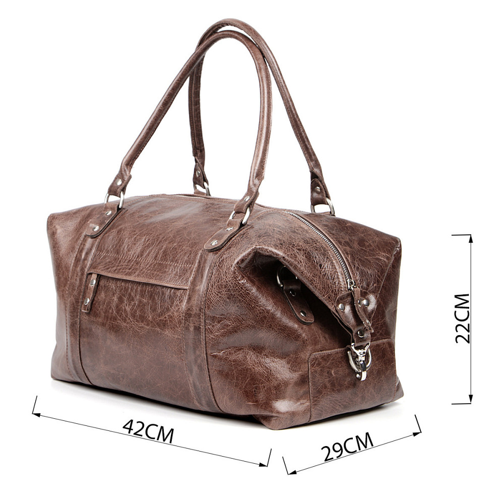 Сумка дорожная SHVIGEL 00905 Коричневая Киев - изображение 3