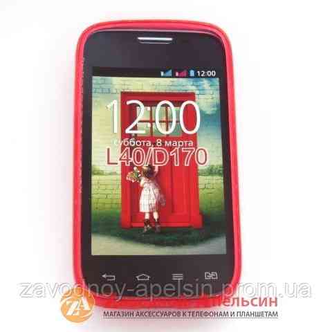 LG L40 D170 D160 чехол накладка Cover red Одесса