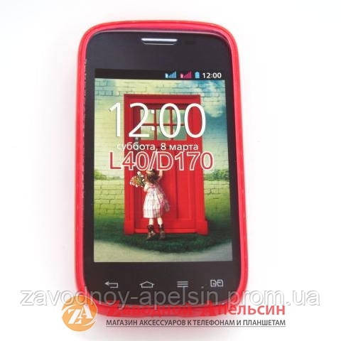 LG L40 D170 D160 чехол накладка Cover red Одесса - изображение 2