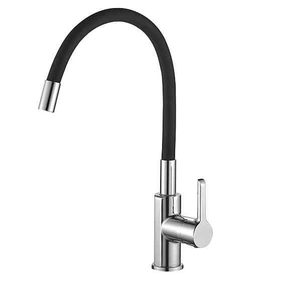 Змішувач для кухні DOMINO PRESTIGE DPS-203SLR-Black Луцк