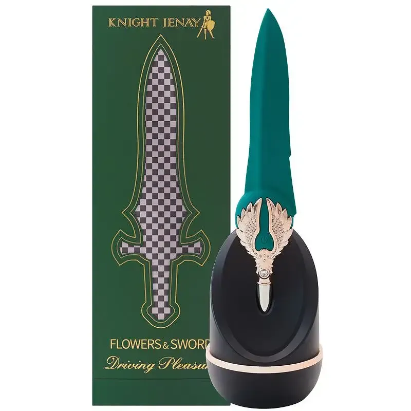 Вишуканий вібратор Knight Jenay FLOWERS & SWORD, маска, стрічка та лубрикант у комплекті Львів - фото 5