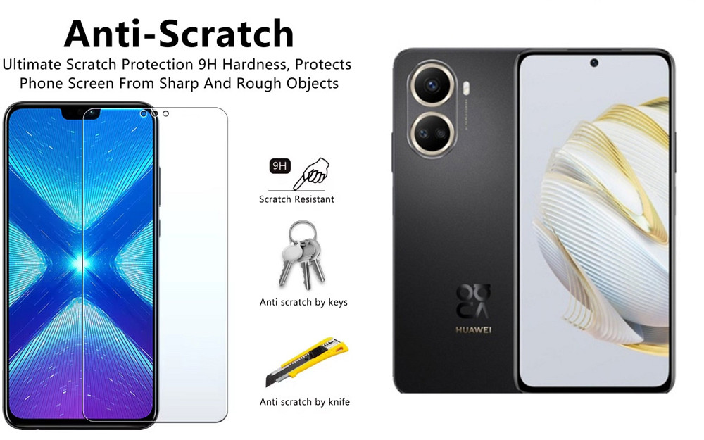 Защитное стекло NeoGlass для Huawei Nova 10 SE – ультрапрозрачное и устойчивое Киев - изображение 1
