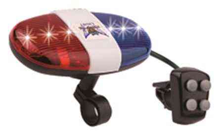 Сигнал велосипедный с подсветкой   Police   (красно- синий) (mod:JY-155) Мукачево