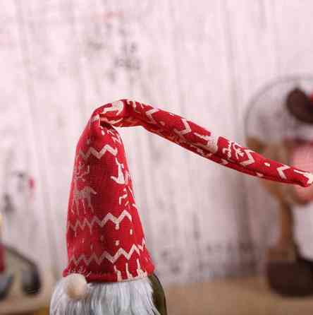 Новогодний декор на бутылку Гном 37 на 9 см разноцветный Киев