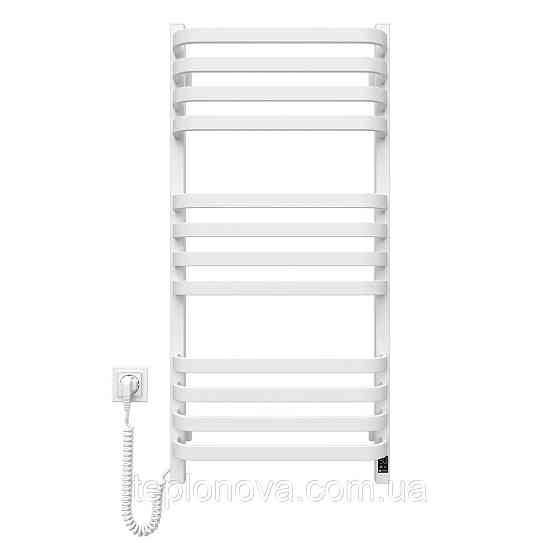 Полотенцесушитель электрический Navin Stugna 480х1000 Sensor левый белый Черновцы