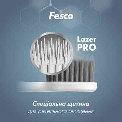 Зубная щетка Fesco Black & White Series Soft Белая с черной щетиной (4823098414131) Винница