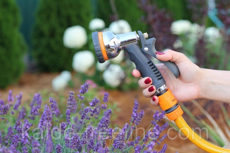 Пістолет для поливання металевий Presto-PS насадка на шланг (7204D) Харків - фото 3