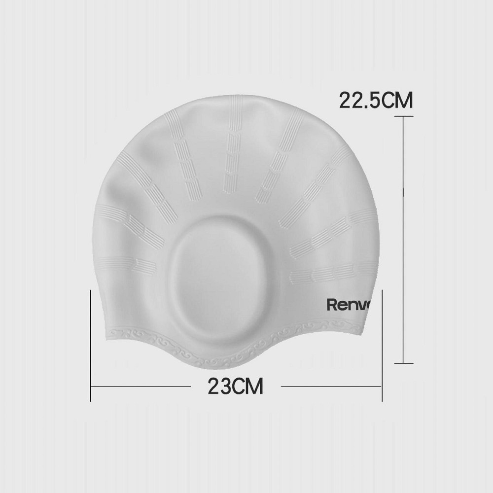 Доросла шапочка для плавання Renvo Asano Чорний Уні OSFM (2SC110-01) Київ - фото 4