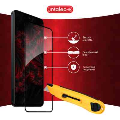 Стекло защитное Intaleo Full Glue Xiaomi Redmi Note 14 4G Black (1283126599453) Винница