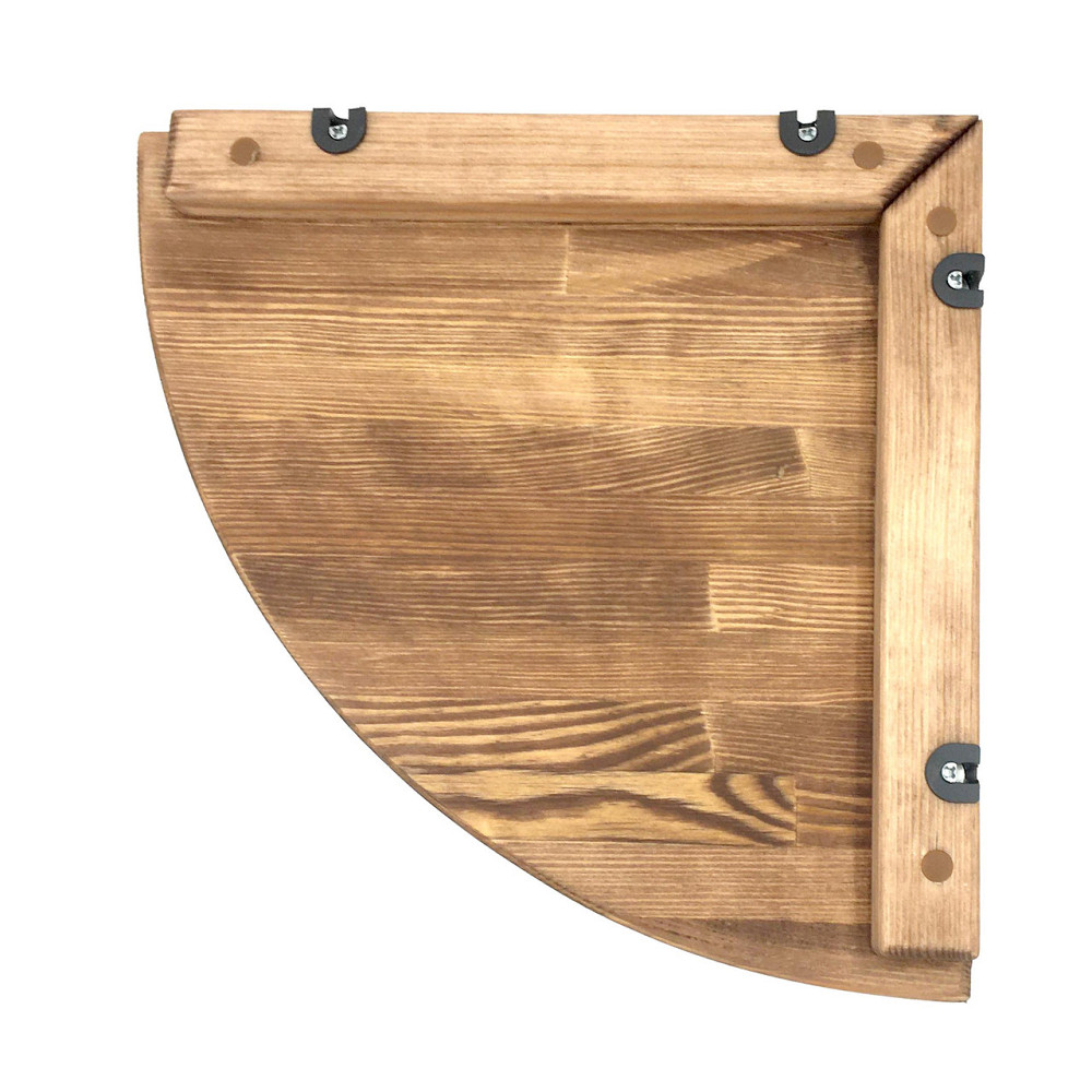 Кутова настінна полиця "Кабарет 35" сієна Миколаїв - фото 4