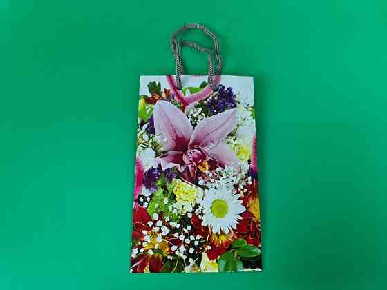 Пакет паперовий подарунковий малий 11/18/5 (арт М145) (12 шт.) Харків