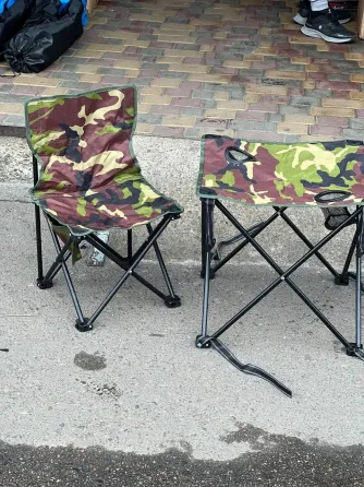 Набор для пикника стол и стулья 2шт в сумке / Туристический столик со стульями / Складной стол и стулья Коломия