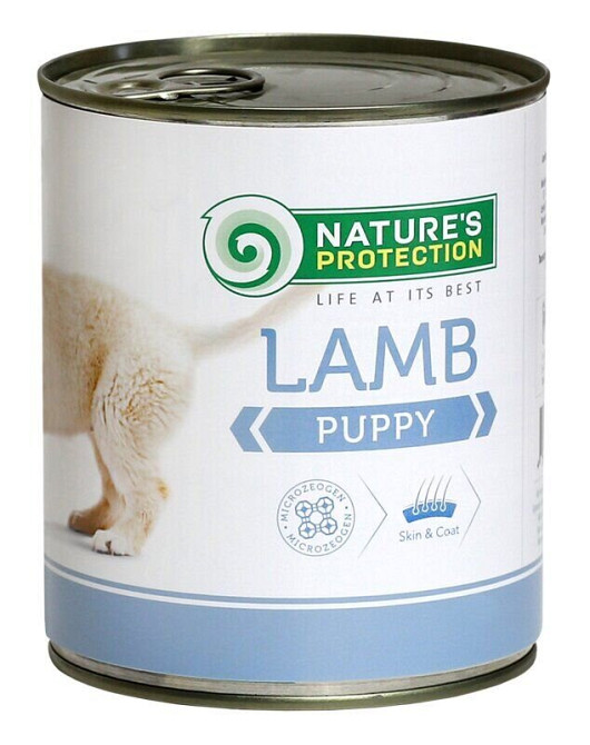 Nature's Protection Puppy Lamb Вологий корм для цуценят з ягням, 400 г Київ - фото 1