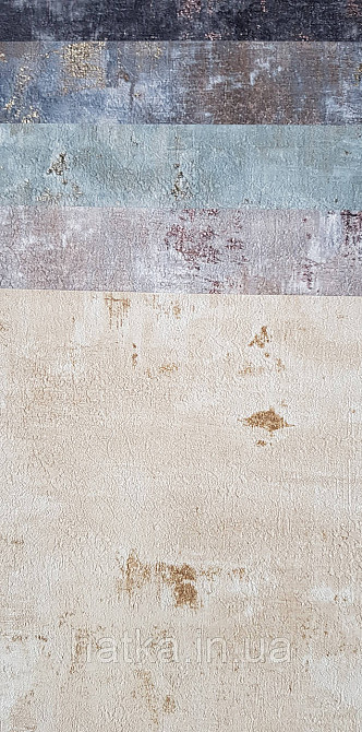 Обои виниловые на флизелине AS creation Della Natura 1.06Х10 под штукатурку под бетон желтые золотистые Киев - изображение 3