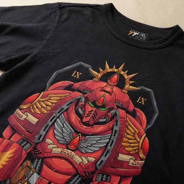 Футболка для підлітка хлопчика з принтом WarHammer 40K Blood Angel140 Розмір 160 Anime10761 Дніпро - фото 3