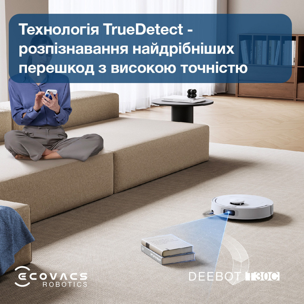 Робот-пилосос Ecovacs Deebot T30C White (DLX71) ( 17217 ) Харків - фото 9