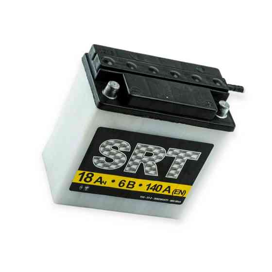 Аккумулятор (137x77x135) SRT (круглая клема) 6V18A Мукачево