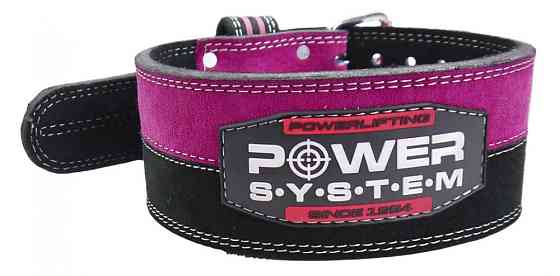 Пояс для важкої атлетики Power System PS-3850 Strong Femme Black/Pink S Каменское