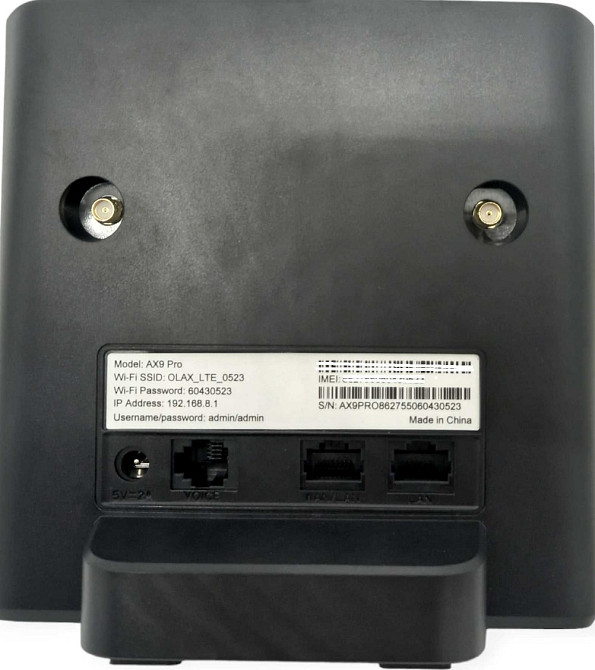 4G роутер Olax Олакс AX9 PRO Wi-Fi модем под семь карту две антенны. Киев - изображение 3
