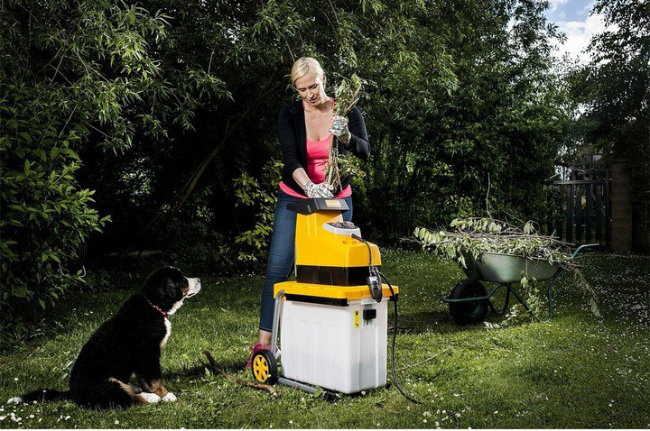 Подрібнювач гілок фрезерний Riwall RES 3044B 3000W (Чехія) Київ - фото 8