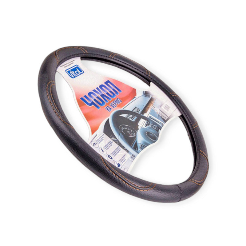 Чохол xl шкірозамінник (41 - 43 см) чорний vitol коричн. Мукачево - фото 1