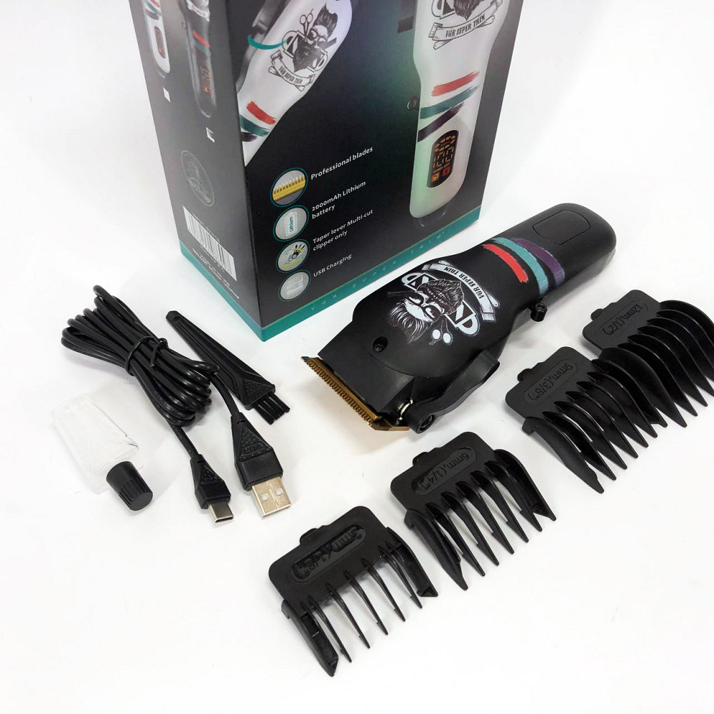 Машинка для стрижки чоловіча, Електромашинка для стрижки Універсальний тример чоловіків IF-27 Івано-Франківськ - фото 10