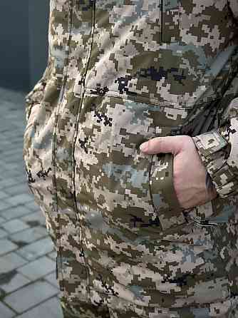 Тактичний чоловічий зимовий піксельний бушлат -30 армійська куртка бушлат зимова усі розміри Львів