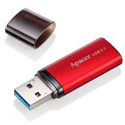 USB флеш накопичувач Apacer 64GB AH25B Red USB 3.1 Gen1 (AP64GAH25BR-1) Вінниця