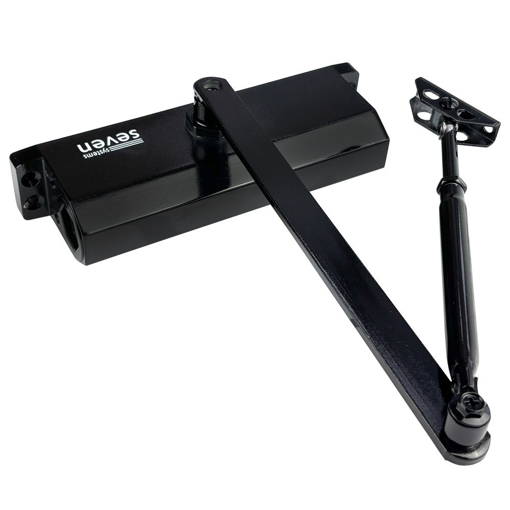 Доводчик двери от 75 до 100 кг SEVEN DC-7744 black Киев - изображение 8