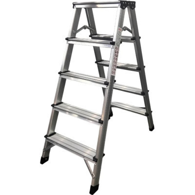 Драбина GTM cтрем`янка 5сх. верхня сходинка 0,98м, двостороння (KMH1205) Вінниця - фото 1