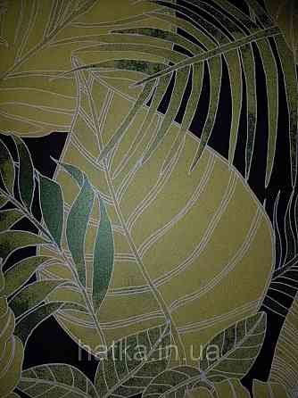 Шпалери флізелінові Khroma LAV106 LA VIE EN ROSE салатові і оливкові гілки листя Київ