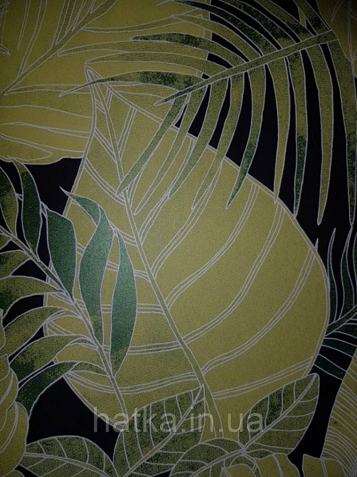 Шпалери флізелінові Khroma LAV106 LA VIE EN ROSE салатові і оливкові гілки листя Київ - фото 1
