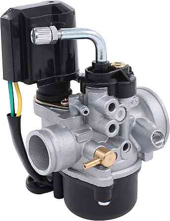 Карбюратор L2051ZIP 17.5mm з тросом для Aprilia SR50 Piaggio NRG MC3 Zip Vespa ET2 LX50 Yamaha Aerox карбюраторні дроти Київ