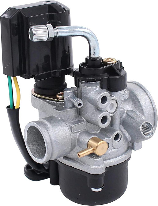 Карбюратор L2051ZIP 17.5mm з тросом для Aprilia SR50 Piaggio NRG MC3 Zip Vespa ET2 LX50 Yamaha Aerox карбюраторні дроти Київ - фото 5
