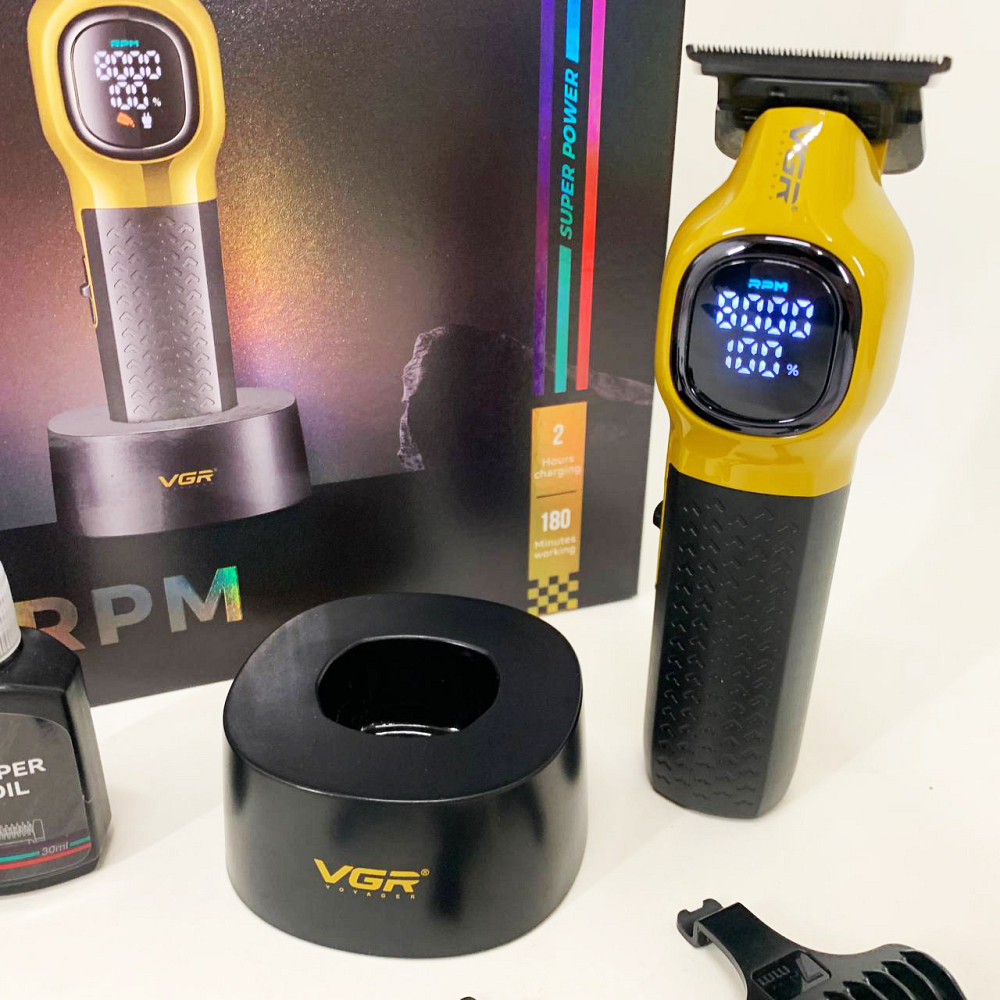 Машинка для стрижки окантовки, Машинка для стрижки волос хороша Электронная HS-29 Львов - изображение 3