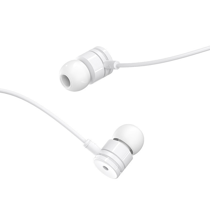 Навушники дротові BOROFONE BM31 (3.5mm) White Київ - фото 1